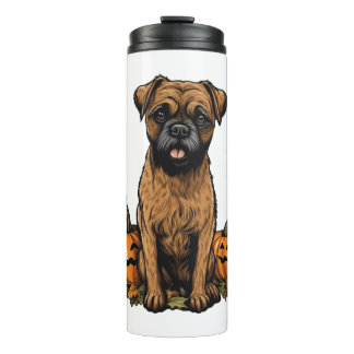 Bouteilles Isothermes Citrouille de la frontière Terrier Chien Lazy Hall