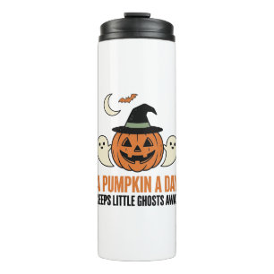 Bouteilles Isothermes Citrouille d'Halloween Fantôme Drôle Citation Vint