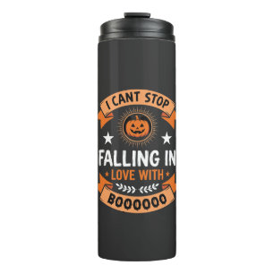 Bouteilles Isothermes Citrouille d'Halloween tombant amoureuse