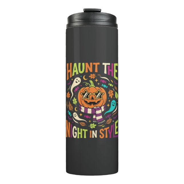 Bouteilles Isothermes Citrouille Halloween Cool Jack Lantern (Devant)