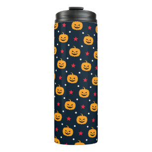 Bouteilles Isothermes Citrouille Halloween Motif sans couture