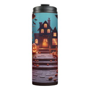 Bouteilles Isothermes Citrouille Lumineuse Halloween