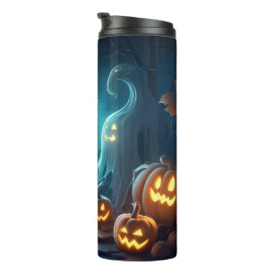 Bouteilles Isothermes Citrouille Lumineuse Halloween