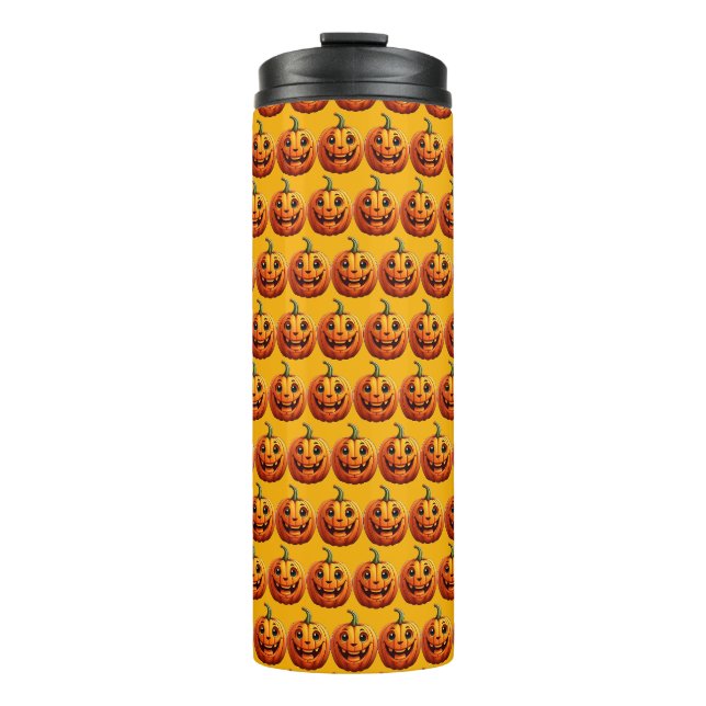 Bouteilles Isothermes Citrouilles d'Halloween (Devant)