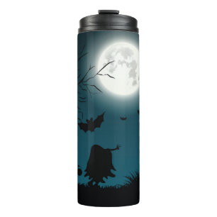 Bouteilles Isothermes Citrouilles d'Halloween : Dark Castle Blue Moon