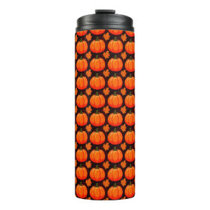 Bouteilles Isothermes Citrouilles et feuilles d'automne