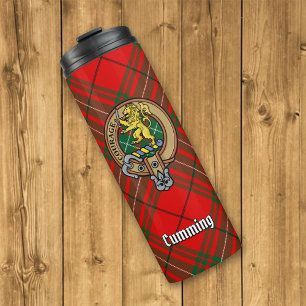 Bouteilles Isothermes Clan Cumming Crest sur Tartan