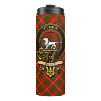 Bouteilles Isothermes Clan écossais Bruce Badge et Crest | Armoiries