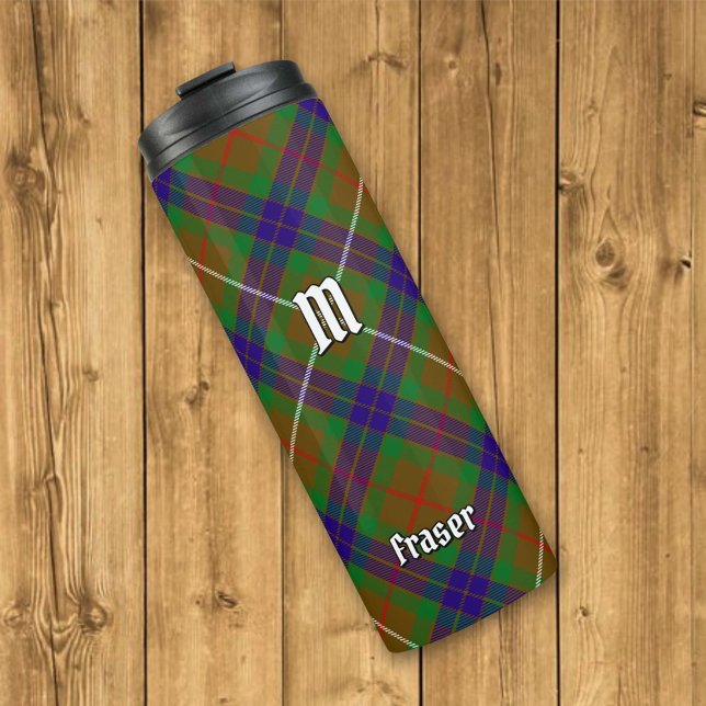 Bouteilles Isothermes Clan Fraser Chasse Tartan Tumbler thermique (Créateur téléchargé)