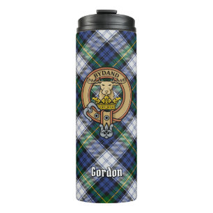 Bouteilles Isothermes Clan Gordon Crest sur le tatan de robe