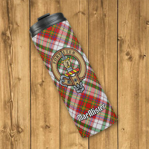 Bouteilles Isothermes Clan MacAlister Crest sur le tatan de robe