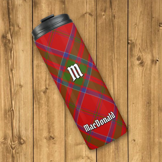 Bouteilles Isothermes Clan MacDonald de Keppoch Tartan Thermal Tumbler (Créateur téléchargé)