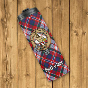 Bouteilles Isothermes Clan MacFarlane Crest sur le tatan de robe