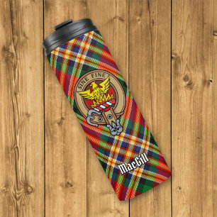 Bouteilles Isothermes Clan MacGill Crest sur Tartan