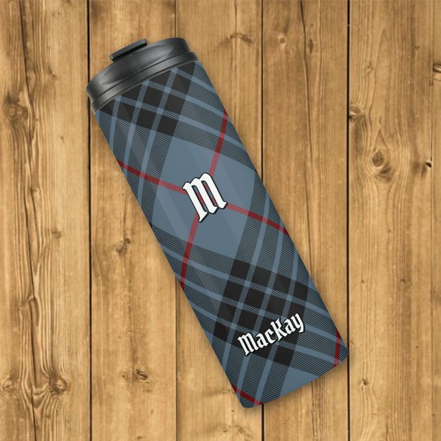 Bouteilles Isothermes Clan MacKay Blue Tartan (Créateur téléchargé)