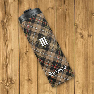 Bouteilles Isothermes Clan MacKenzie Chasse Tartan Brown