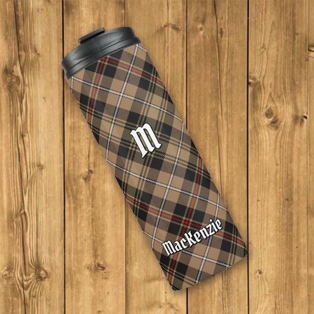 Bouteilles Isothermes Clan MacKenzie Chasse Tartan Brown (Créateur téléchargé)