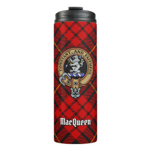 Bouteilles Isothermes Clan MacQueen Crest sur Tartan