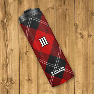 Bouteilles Isothermes Clan Ramsay Red Tartan