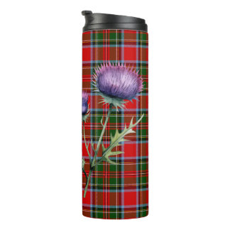 Bouteilles Isothermes Clan Stewart Tartan & Scottish Thistle Travel Mug