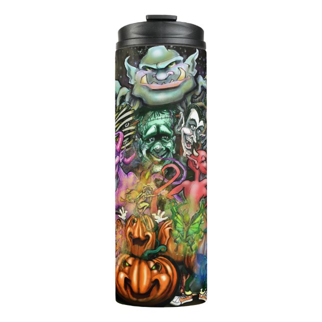 Bouteilles Isothermes Clôture de fenêtre Halloween (Devant)