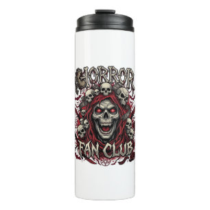 Bouteilles Isothermes Club de fans d'horreur Halloween Crâne hurlant Cap