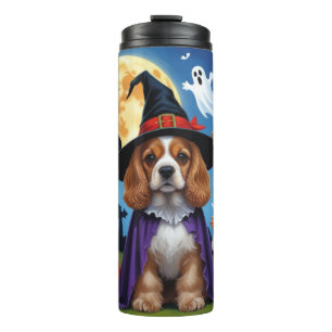 Bouteilles Isothermes Cocker Chiens espagnols Citrouille Halloween Funny