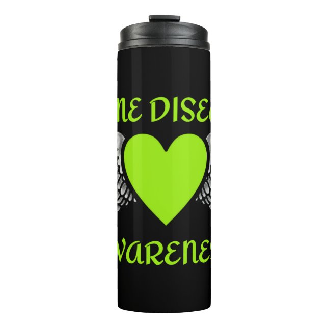 Bouteilles Isothermes Coeur/ailes...Lyme (Devant)