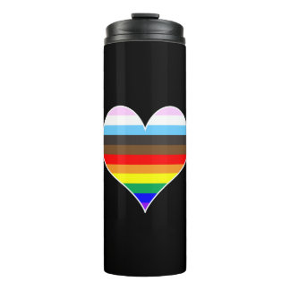 Bouteilles Isothermes Coeur arc-en-ciel