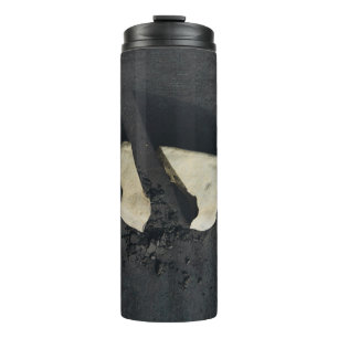 Bouteilles Isothermes Coeur blanc en forme de surface noire