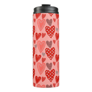 Bouteilles Isothermes Cœurs fantaisistes de la Saint-Valentin