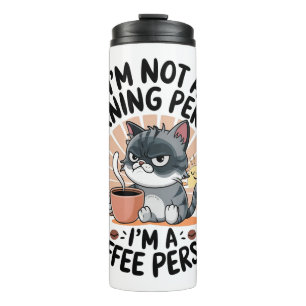 Bouteilles Isothermes Coffee-Première Attitude Amusante Conception Chat