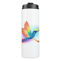 Colibri arc-en-ciel avec symbole Infinity
