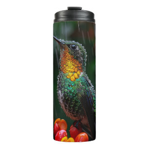 Bouteilles Isothermes Colibri perché sur une fleur vive
