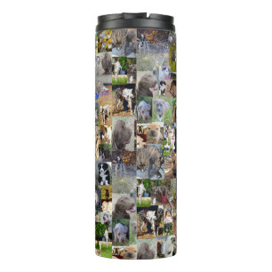 Bouteilles Isothermes Collage de photos de chiens,