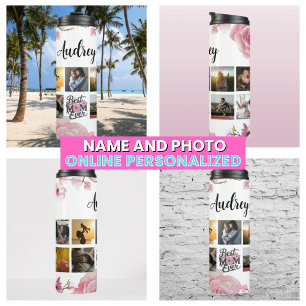 Bouteilles Isothermes Collage de photos de maman Cadeau Meilleure Maman