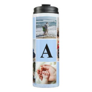 Bouteilles Isothermes Collage photo personnalisé de Love You Dad - Perso