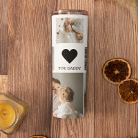 Collage tendance Photo & We Love You Daddy Cadeau