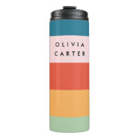 Coloré Super Rétro Horizontal Nom de bande