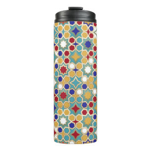 Bouteilles Isothermes Colorée mosaïque islamique Motif sans couture