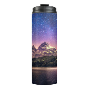 Bouteilles Isothermes Colorful night sky landscape with starry starry sk