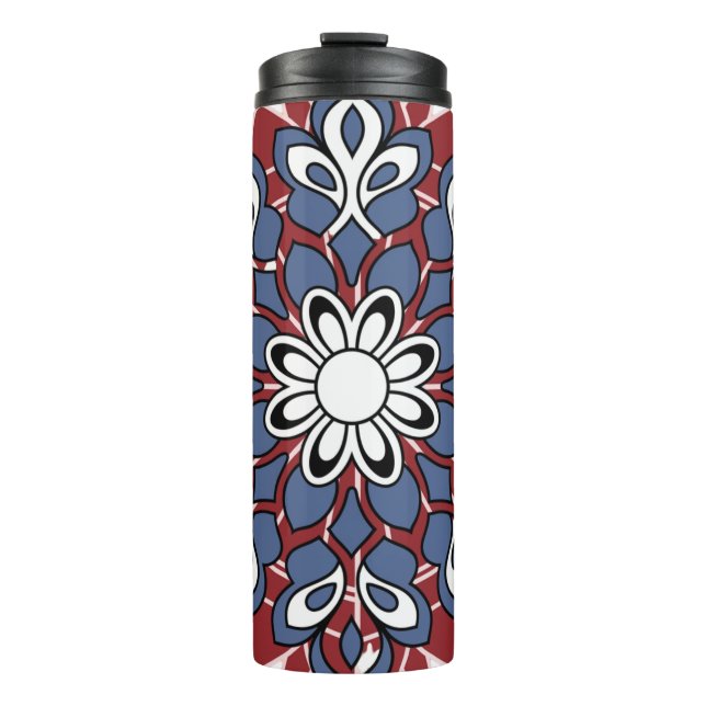 Bouteilles Isothermes Colorful Paisley Boho Pattern Mug Design (Devant)