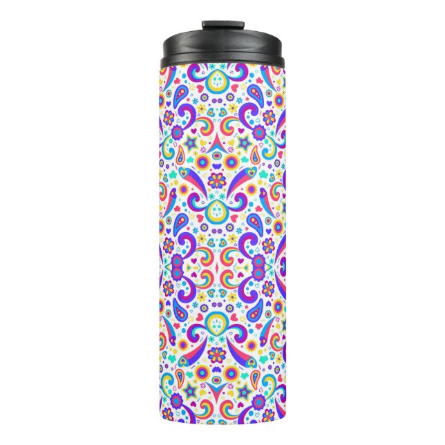Bouteilles Isothermes Colorful travel mug with vibrant (Devant)