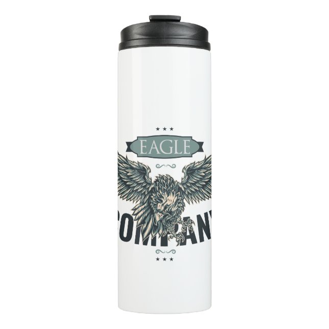 Bouteilles Isothermes Compagnie Retro Eagle Design Américain (Devant)