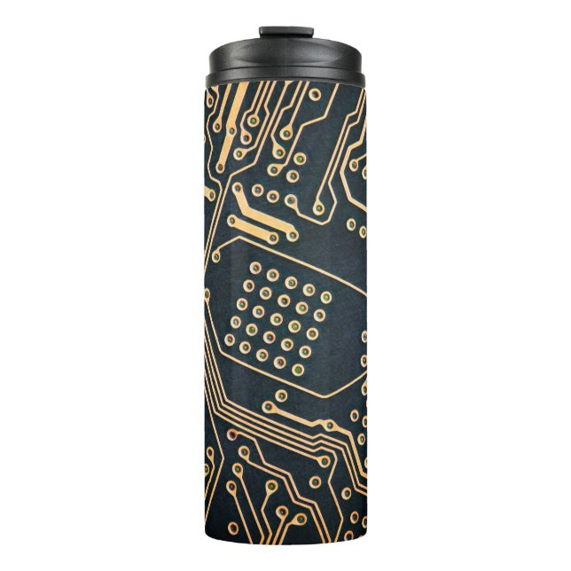 Bouteilles Isothermes Composants électroniques, gros plan de la carte in (Devant)