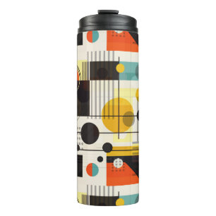 Bouteilles Isothermes Composition des formes géométriques colorées