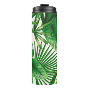 Bouteilles Isothermes Composition exotique tropicale verte naturelle feu