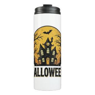 Bouteilles Isothermes Conception de chemise Halloween Maison Hantée Vint