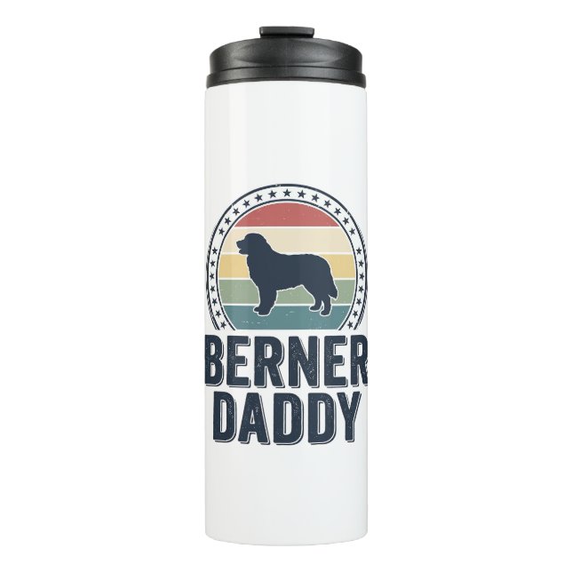 Bouteilles Isothermes Conception de chemise vectorielle Berner Daddy Vin (Devant)
