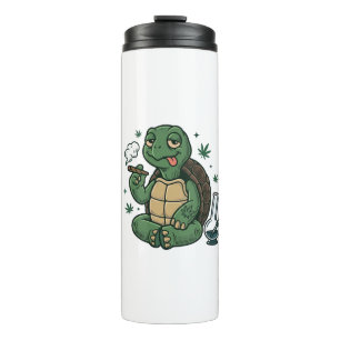 Bouteilles Isothermes Conception de chemise vectorielle tortue stoner vi